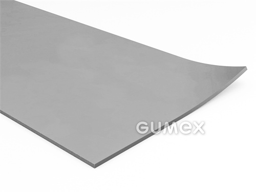 Geruchloser Stempelgummi (Lasergummi), 2,3mm, A4, 60°ShA, grau, 